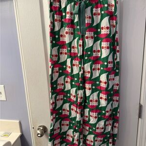 Old Navy Pajama Bottoms with Santa Print